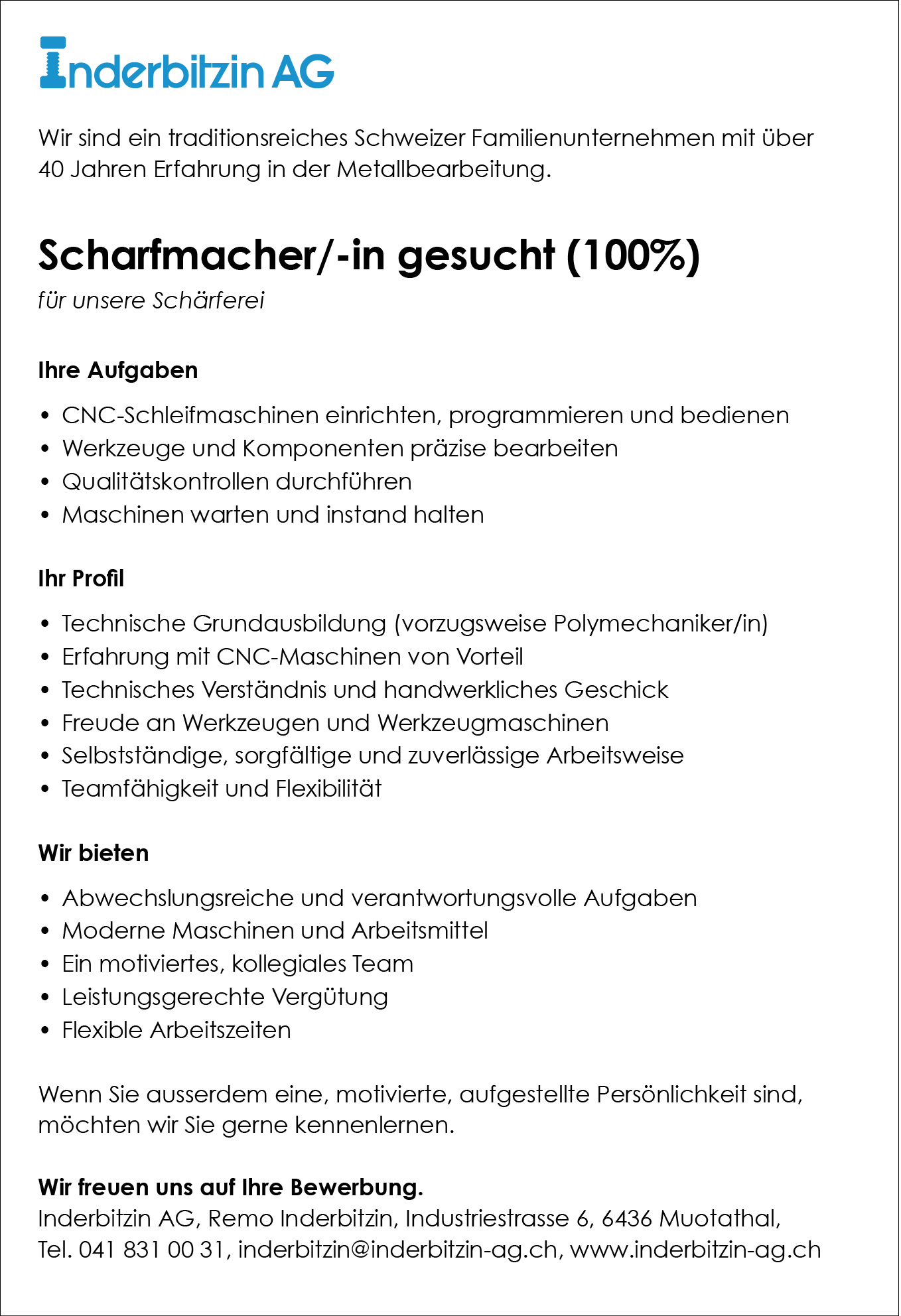 Innen Aussendienst